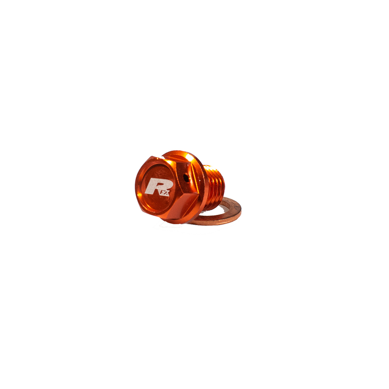 Bouchon de vidange RFX aimanté [M12 x 12 mm x 1,50] - orange
