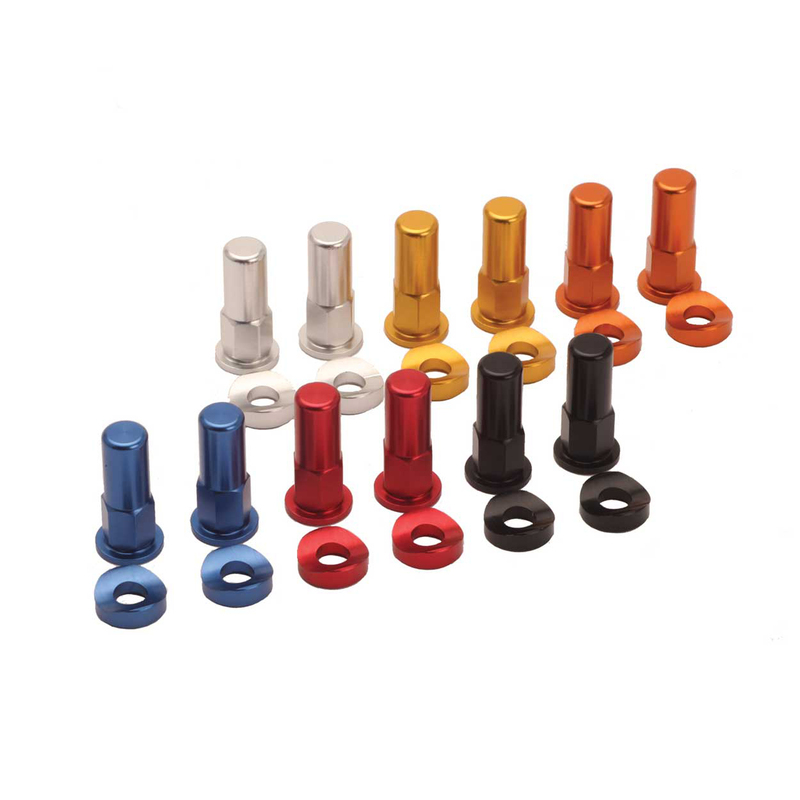 Gripster RFX Écrous et rondelles de blocage de jante (Orange) 2pcs