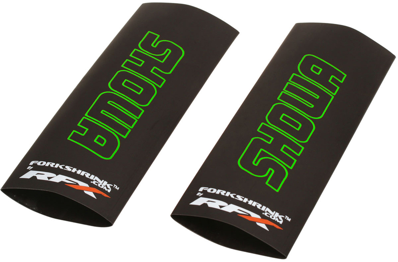 Stickers RFX Protection supérieure Race Series Forkshrink logo Showa - vert