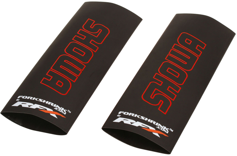 Stickers RFX Protection supérieure Race Series Forkshrink logo Showa - rouge