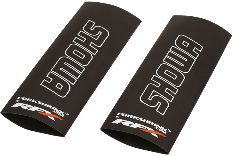 Stickers RFX Protection supérieure Race Series Forkshrink logo Showa - blanc