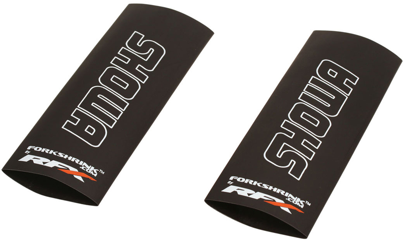 Stickers RFX Protection supérieure Race Series Forkshrink logo Showa - blanc