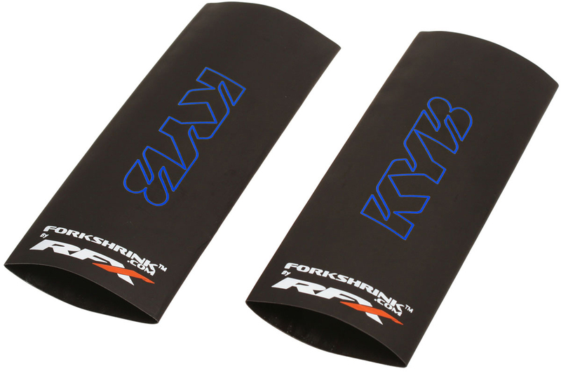 Stickers RFX Protection supérieure Race Series Forkshrink logo KYB - bleu