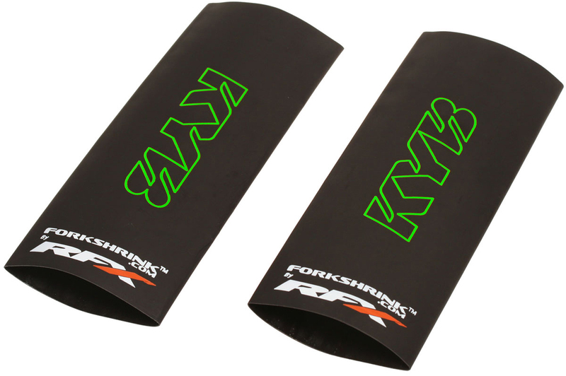 Stickers RFX Protection supérieure Race Series Forkshrink logo KYB - vert
