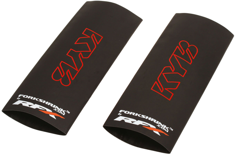 Stickers RFX Protection supérieure Race Series Forkshrink logo KYB - rouge