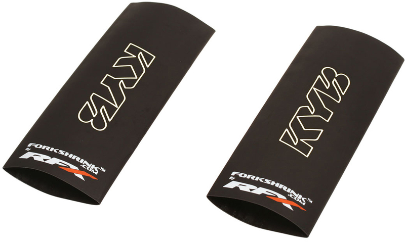Stickers RFX Protection supérieure Race Series Forkshrink logo KYB - blanc