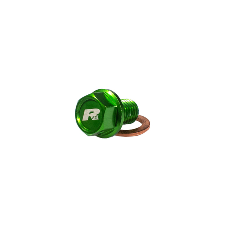 Bouchon de vidange RFX magnétique Pro (Vert) [M8 x 16 mm x 1,5]