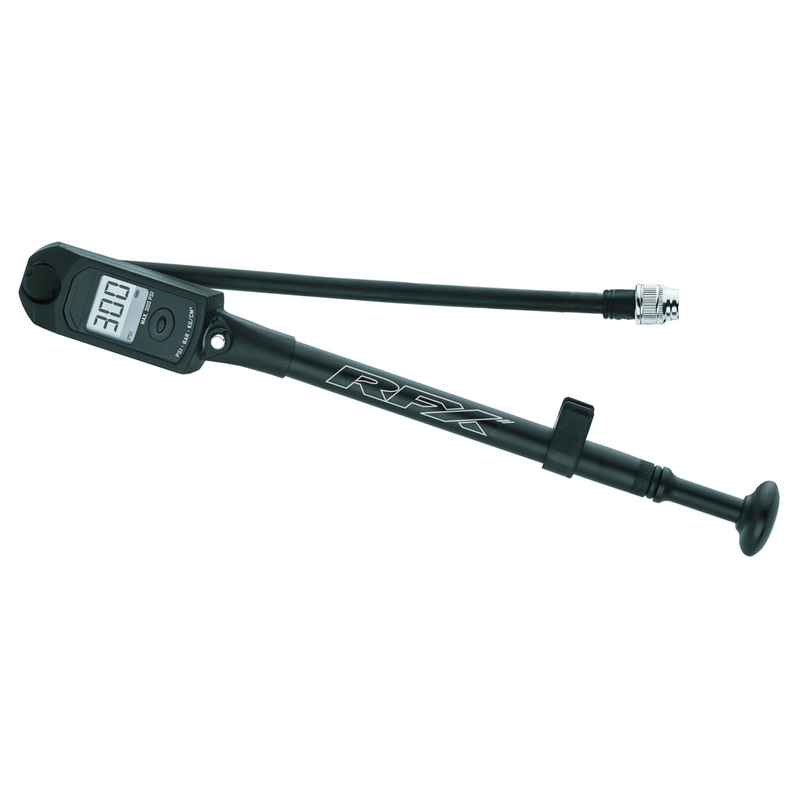 Pompe de fourche à air RFX jauge réglage ressort pneumatique digitale Pro Series numérique 0 - 300 Psi