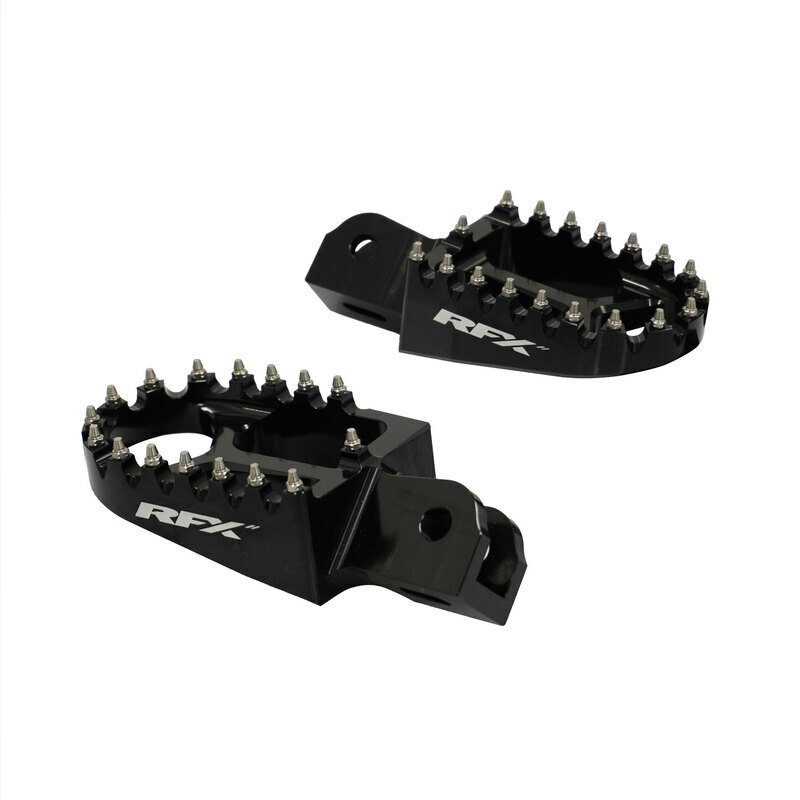 Repose-pieds RFX Pro Series aluminium CNC - noir