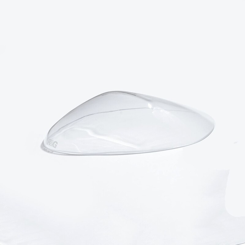 RGRACING Protection Phare R&G Racing Ecran de protection feu avant translucide — blanc