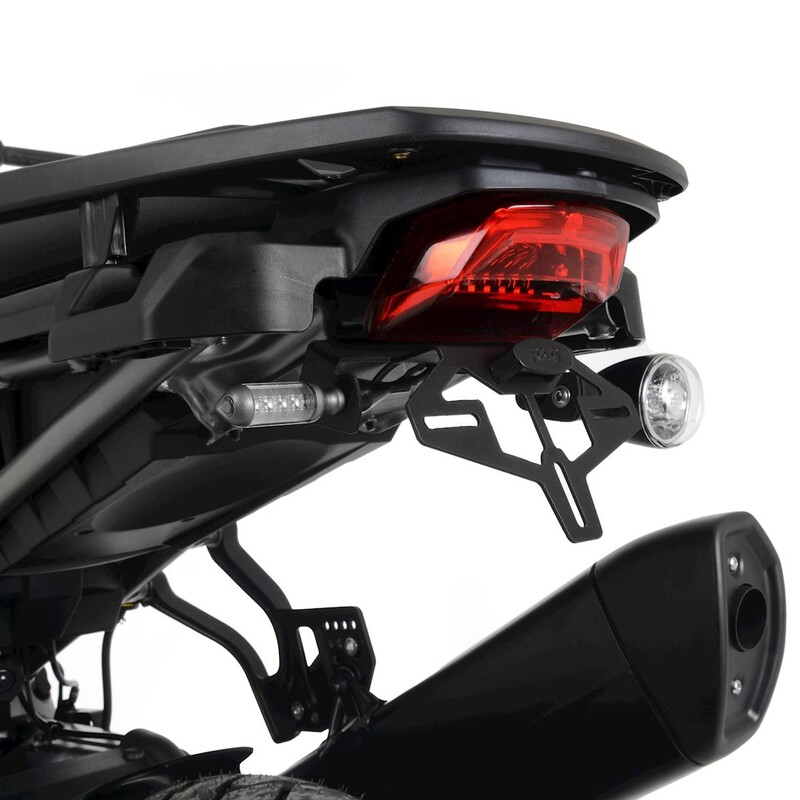 Image of Support de plaque R&G Racing noir Harley-Davidson Pan America 1250