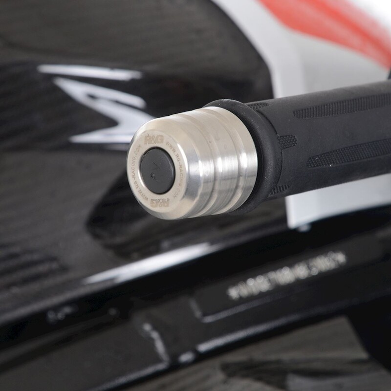 RGRACING Embouts de guidon R&G Racing Inox — argent