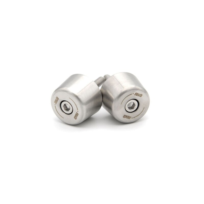 RGRACING Embouts de guidon R&G Racing Inox — argent