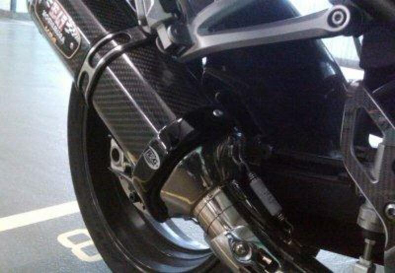 Image of Protection échappement R&G Racing de silencieux noir Yoshimura R-77