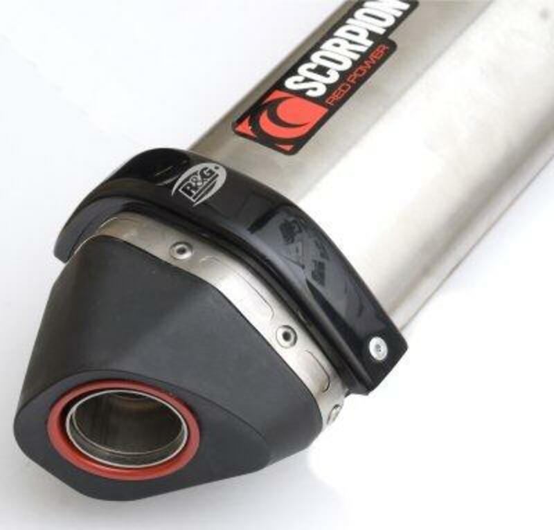 Protection échappement R&G Racing de silencieux noir Scorpion Red Power/Serket