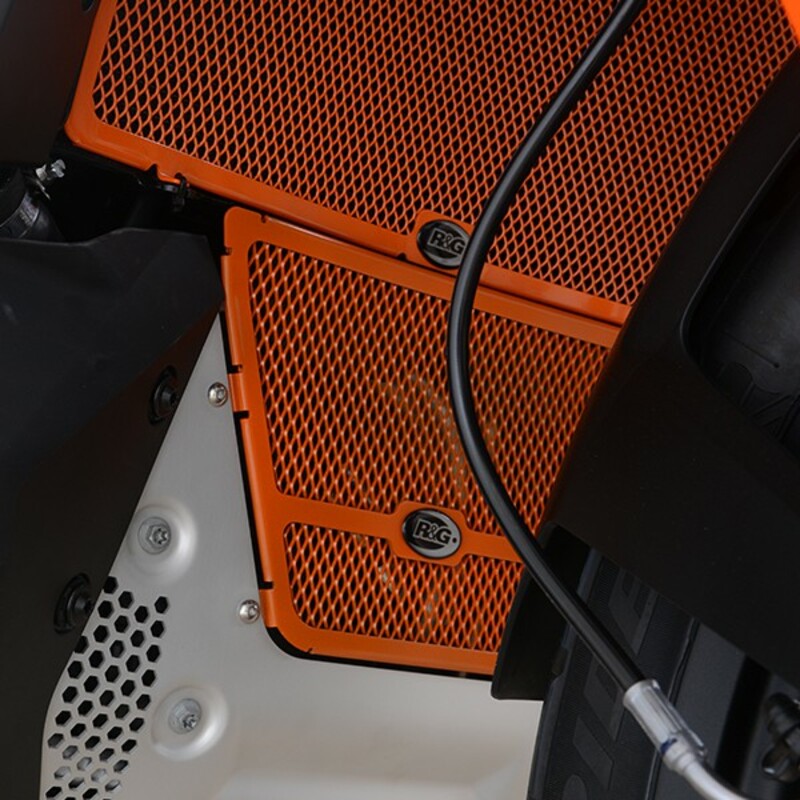 Protection de radiateur R&G Racing Grille collecteur orange