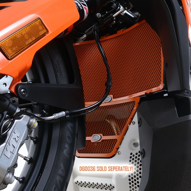 Protection de radiateur R&G Racing orange