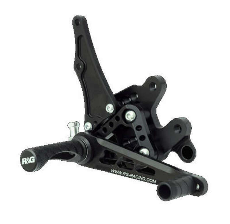 Commandes reculées R&G Racing multi-positions noir