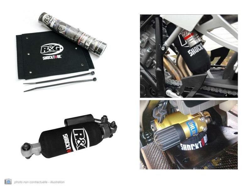 Protection amortisseur R&G Racing noir 20,3x24,1