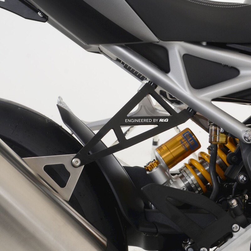 Kit suppression repose pieds R&G Racing arrière & support dŽéchappement silver