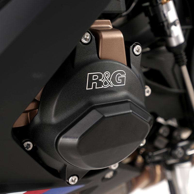 Protection Moteur R&G Racing Kit couvre-carter (alternateur/pompe à eau/embrayage) PRO noir