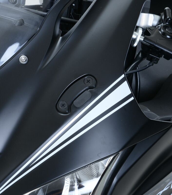 Obturateurs de rétroviseur R&G Racing Cache - orifices noir