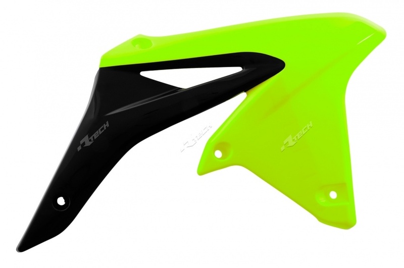 Ouie de radiateur Racetech jaune fluo/noir