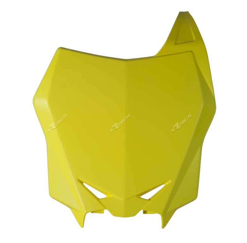 Plaque avant Racetech Factory jaune