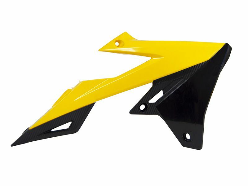 Ouie de radiateur Racetech jaune/noir