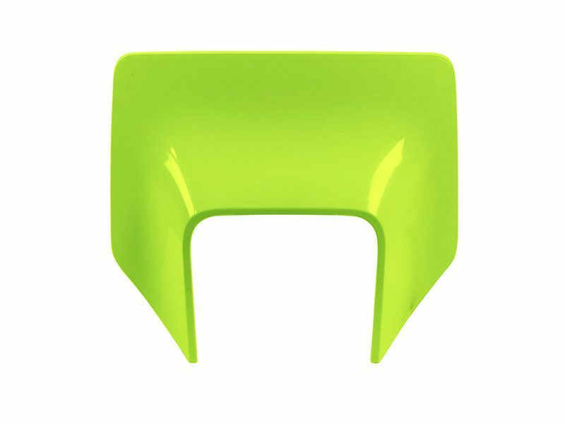 Plaque avant Racetech jaune fluo