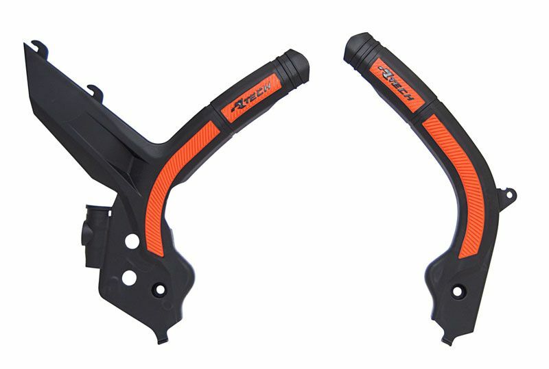 Protège cadre Racetech RACTECH bi-matières noir/orange