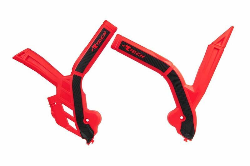 Protège cadre Racetech RACTECH bi-matières rouge/noir