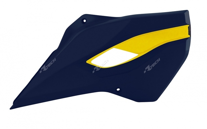 Ouie de radiateur Racetech couleur origine bleu/jaune