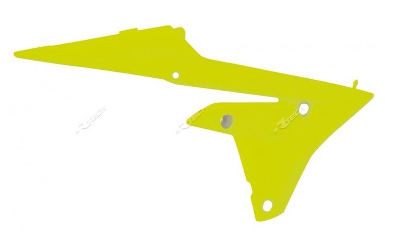 Ouie de radiateur Racetech inférieures jaune fluo