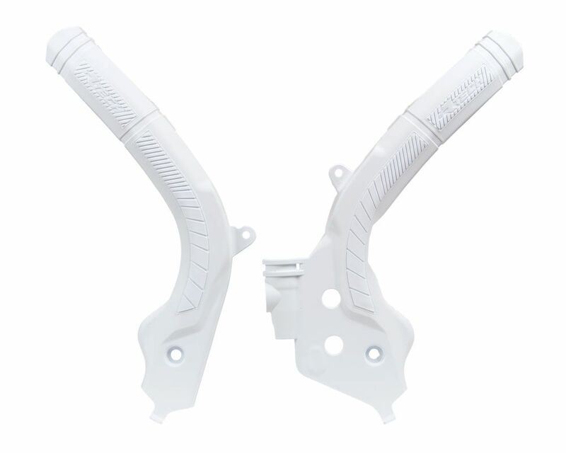 Protège cadre Racetech RACTECH bi-matières blanc