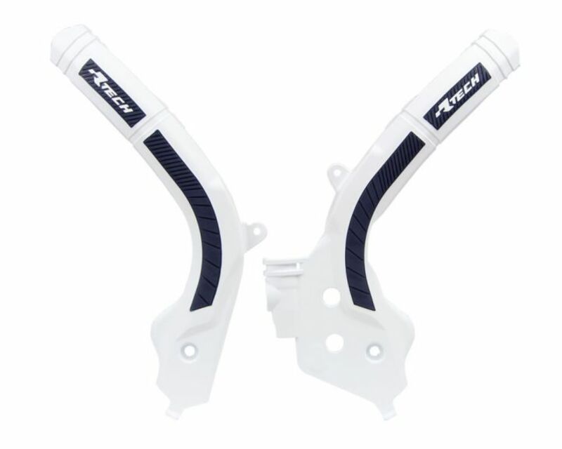 Protège cadre Racetech RACTECH bi-matières blanc/noir