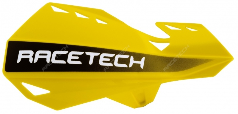 Protèges-mains Racetech Dual jaune
