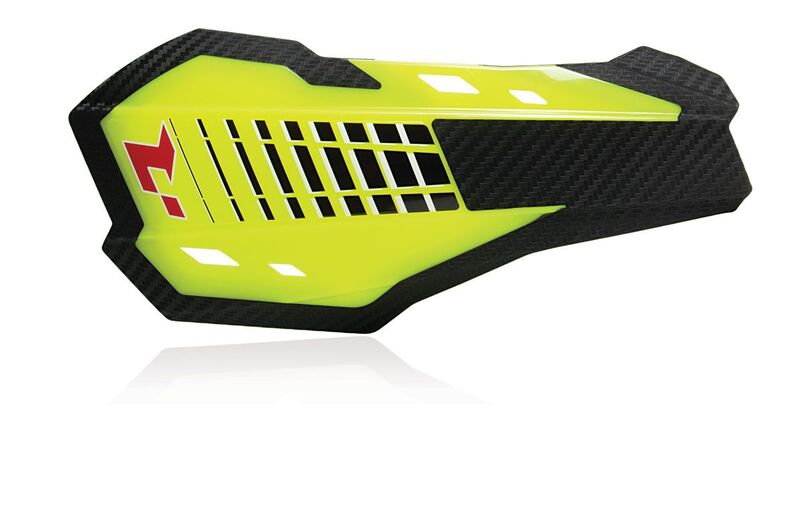 Protèges-mains Racetech HP2 jaune fluo