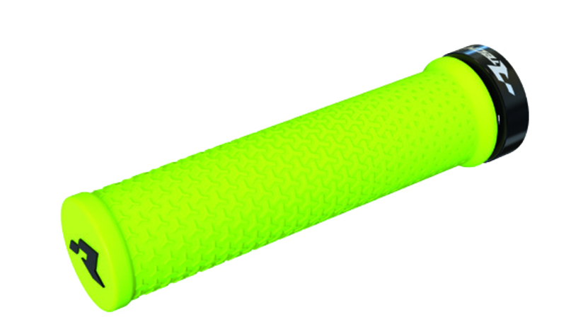 Poignées de guidon Racetech R-Bike Lock-on jaune fluo E-Bike
