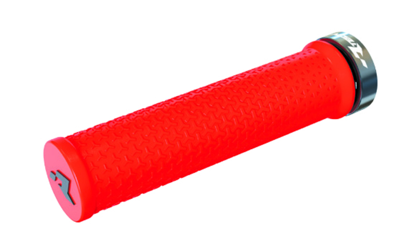 Poignées de guidon Racetech R-Bike Lock-on rouge fluo E-Bike