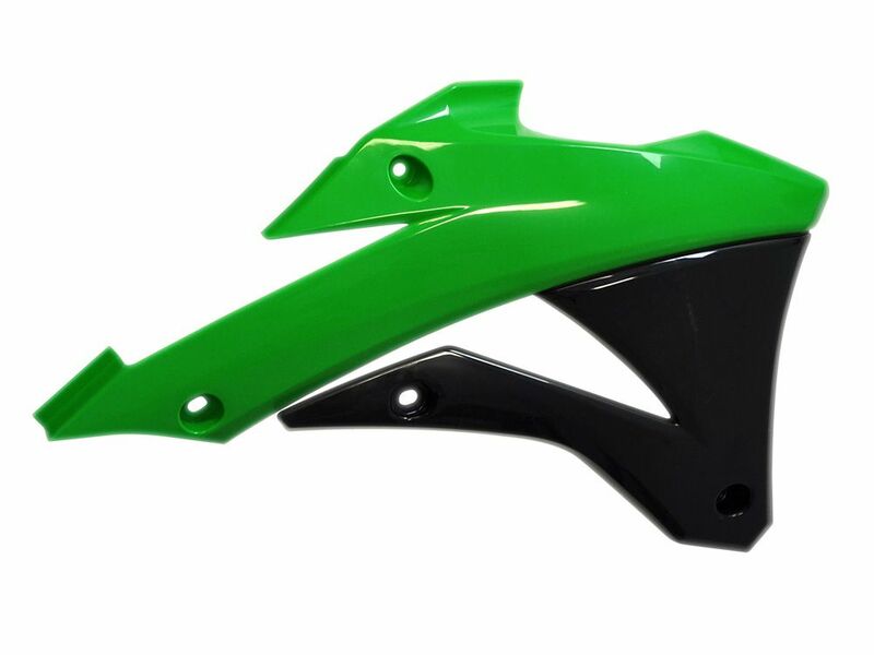 Ouie de radiateur Racetech vert KX 85