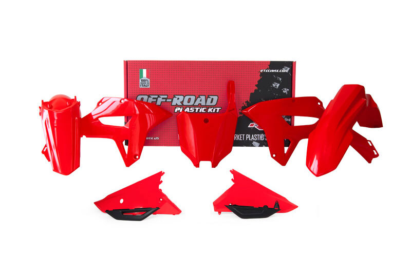 Kit plastiques Racetech rouge OEM
