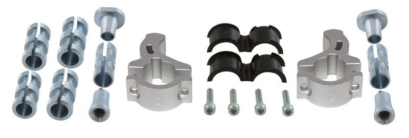 Adaptateur Protège-main Racetech Kit fixation pour