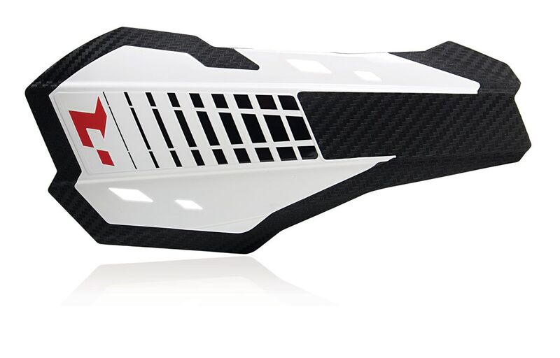 Protèges-mains Racetech HP2 blanc