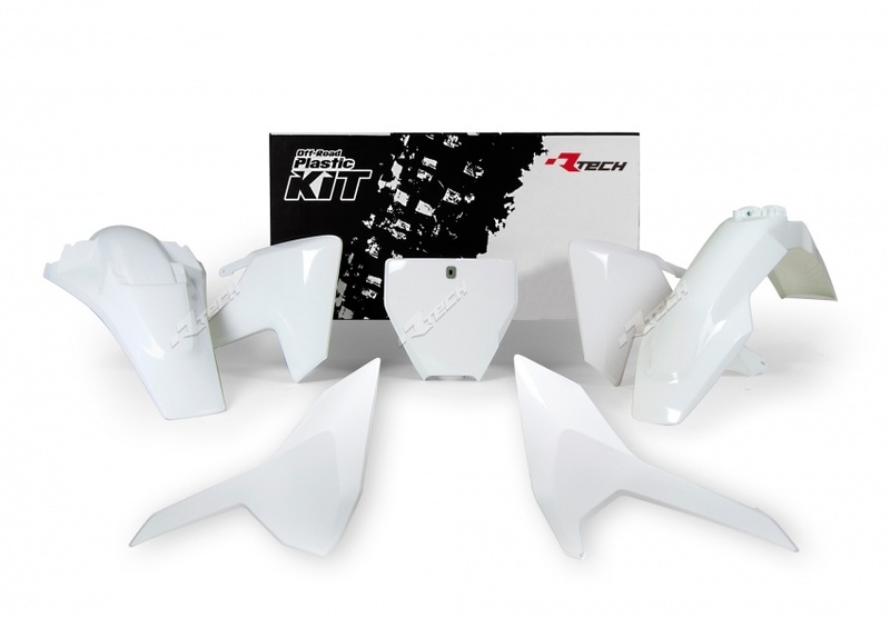 Kit plastiques Racetech couleur origine (2017) blanc