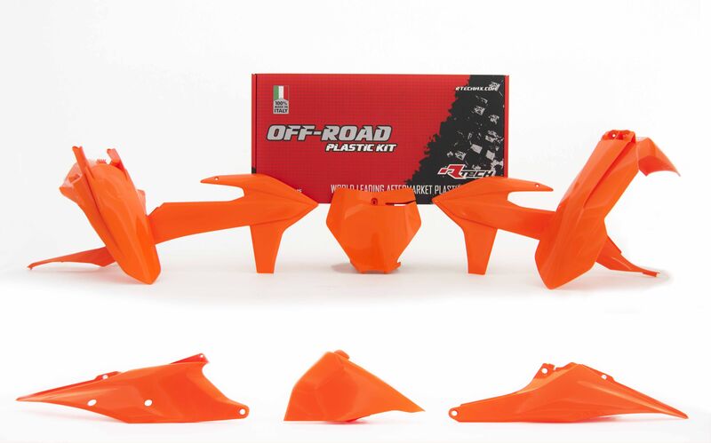 Kit plastiques Racetech orange
