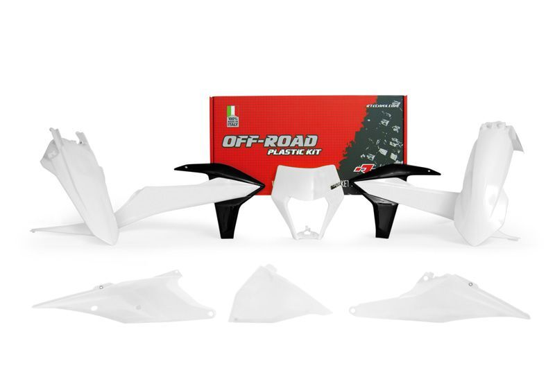 Kit plastiques Racetech blanc/noir