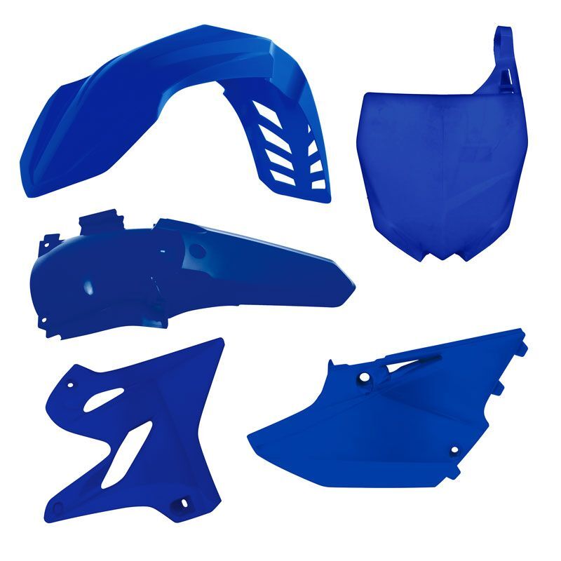 Kit plastiques Racetech couleur bleu origine (2021)
