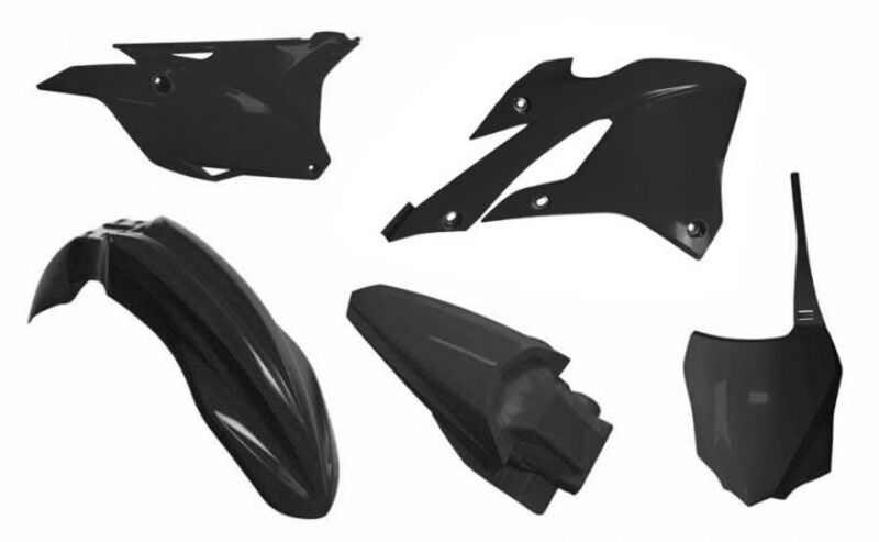 Kit plastiques Racetech noir