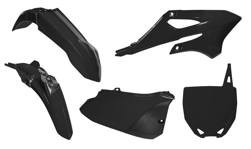Kit plastiques Racetech noir
